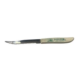 Vtg Pioneer Seeds Advertising Quikut Stainless Steel Pairing Knife Farm AG Green